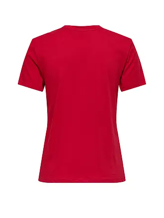 ONLY | T-Shirt ONLKITA | rot